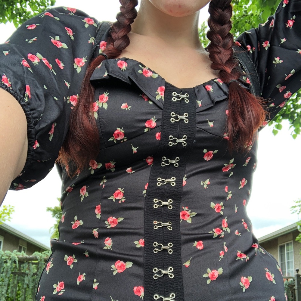 Flower Ruffle Dress
